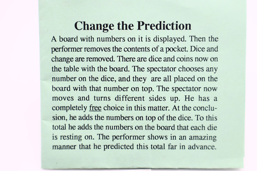 Thumbnail: Change The Prediction by VIP