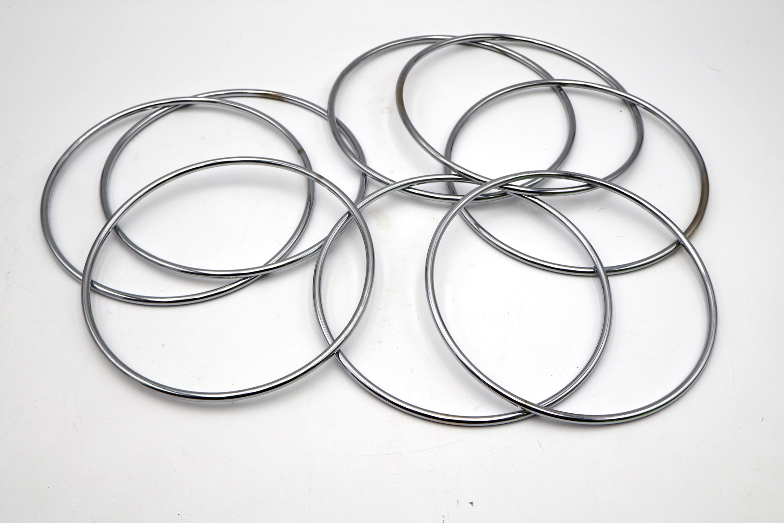 Chinese Linking Rings 8" Stainless Steel