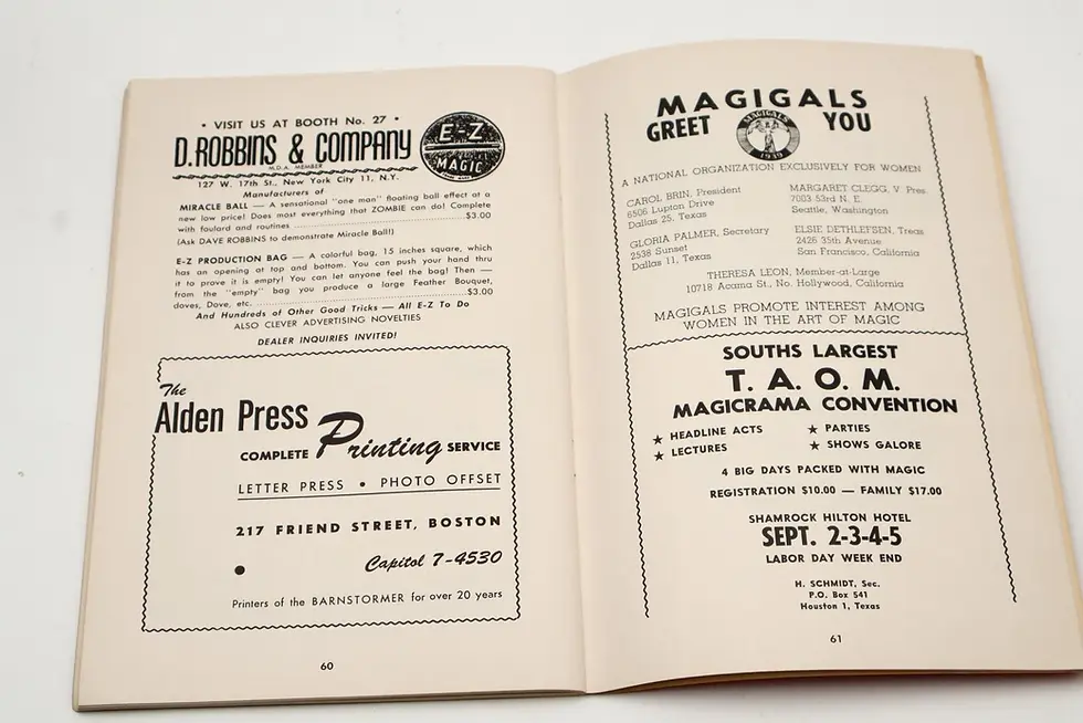 Thumbnail: 1960 4th Combined International Congress of Magicians (Book)