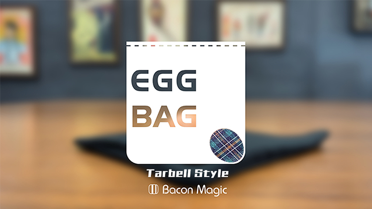 Egg Bag (Blue Plaid) by Bacon Magic