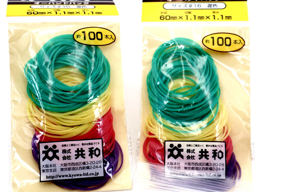 Thumbnail: Lot of Shaped and Colorful Rubber Bands