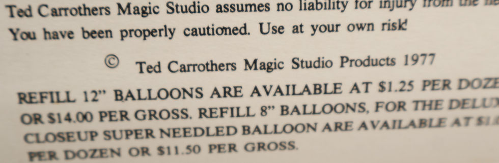 Thumbnail: Original Super Needled Ballon by Ted Carrothers