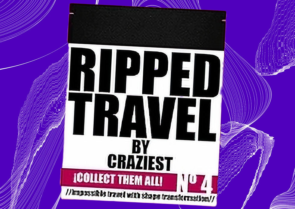 Ripped Travel by Julio Montoro and Craziest (Blue)
