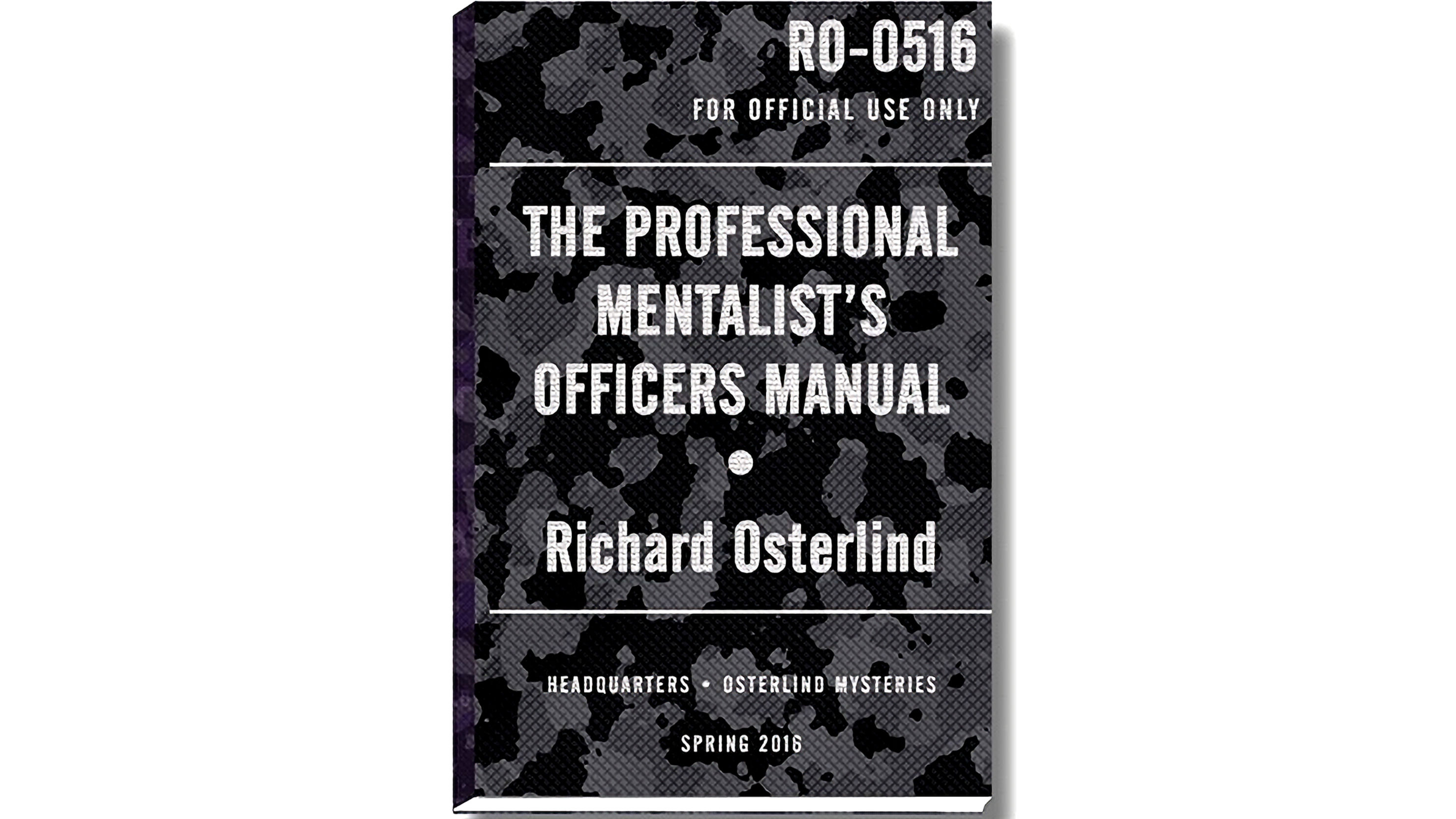 The Professional Mentalist's Officers Manual by Richard Osterlind (Book)