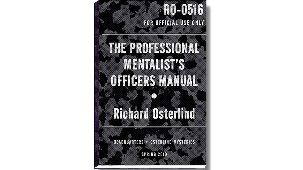 The Professional Mentalist's Officers Manual by Richard Osterlind (Book)