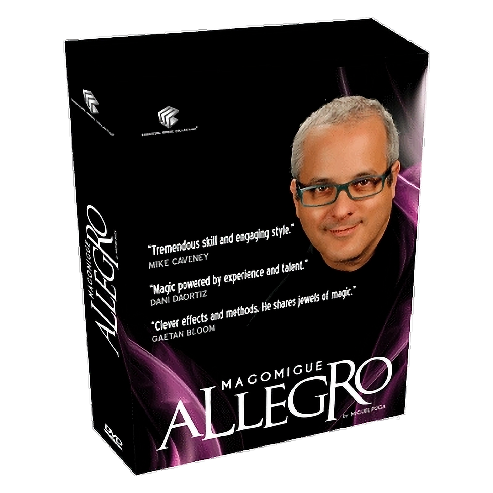 Allegro by Mago Migue and Luis De Matos (4 Disc Set) Magic Trick DVD