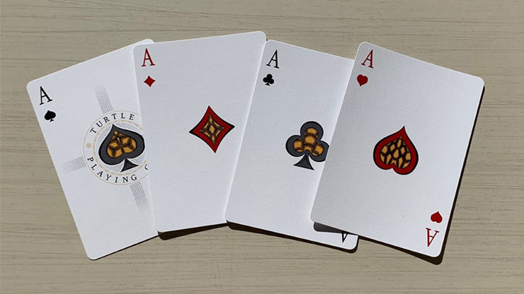 Thumbnail: Gilded Bicycle Turtle (Land) Playing Cards