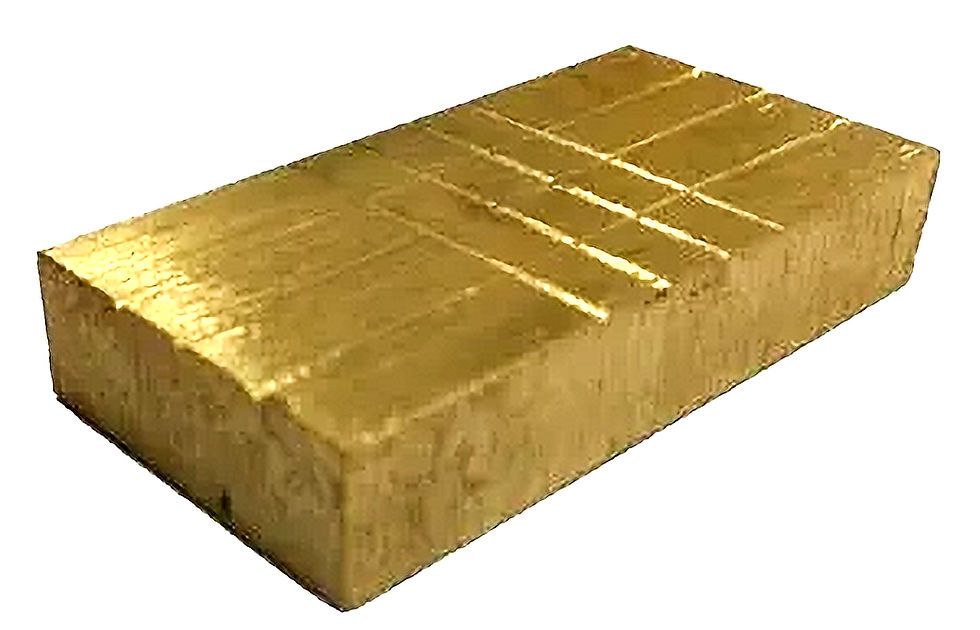 Pin Through Brass Block by Funtime Magic