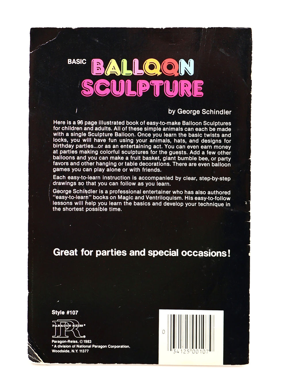 Thumbnail: Basic Balloon Sculpture by George Schindler (Book)