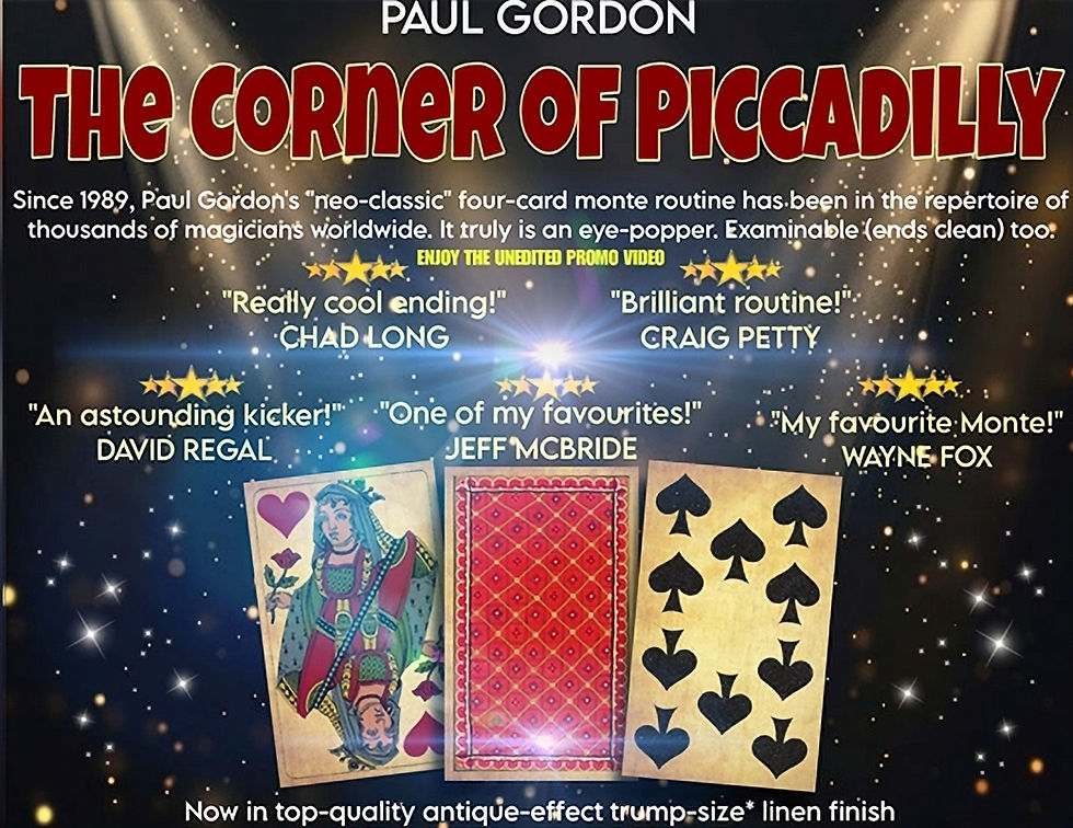 Thumbnail: The Corner of Piccadilly (Limited Edition Trump Size Antique) by Paul Gordon