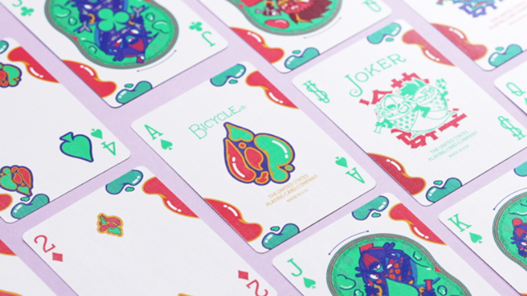 Thumbnail: Bicycle Chilly Weather Playing Cards SWEET BLIZZARD Edition