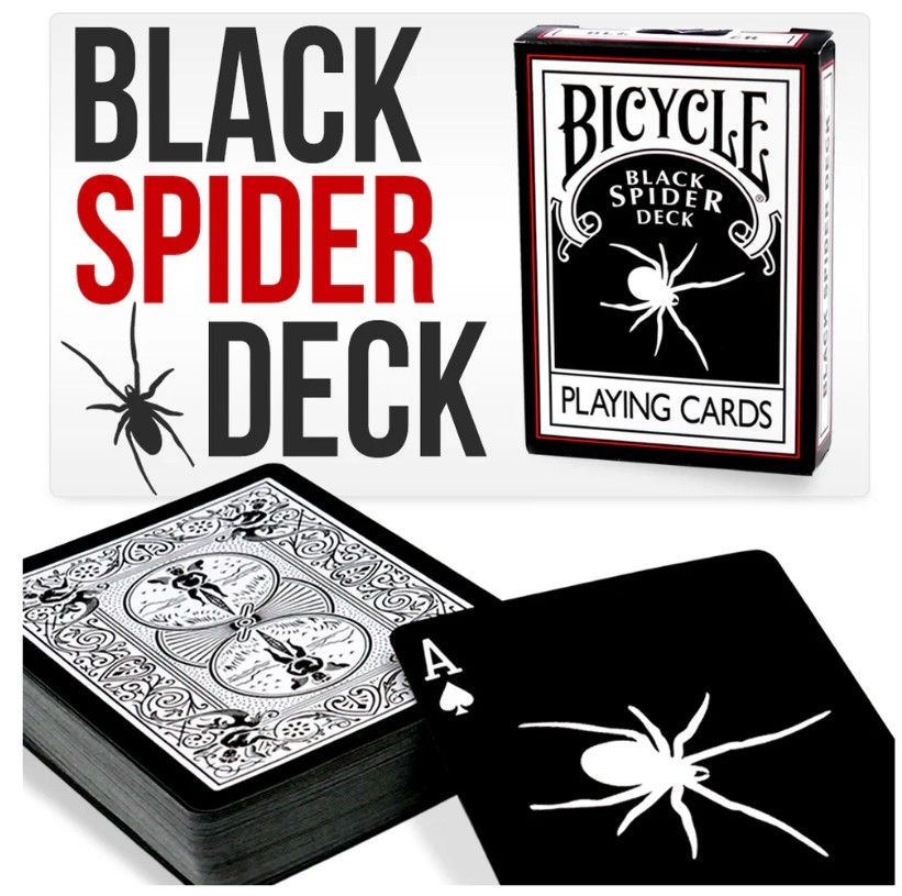 Black Spider Deck by USPCC