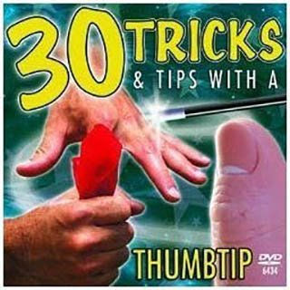 Thumbnail: 30 Tricks & Tips With A Thumbtip DVD by Magic Makers (w/ 2 Tips & Silk)