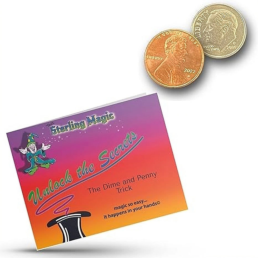 Disappearing Dime and Penny by Sterling Magic