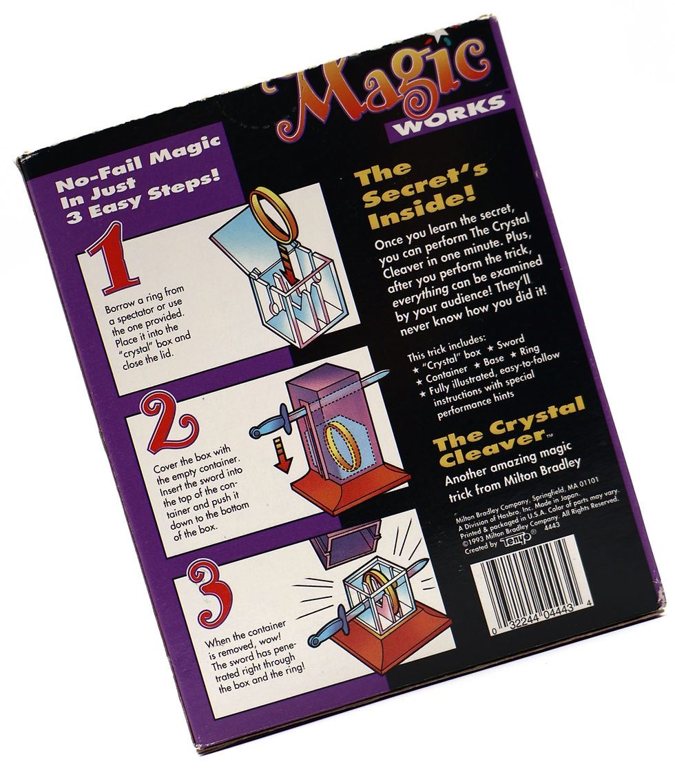 Thumbnail: Magic Works: The Crystal Cleaver (Tenyo) by Milton Bradley