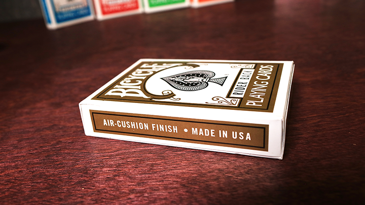 Thumbnail: Colored Bicycle Rider Back Playing Cards (GOLD) by US Playing Card
