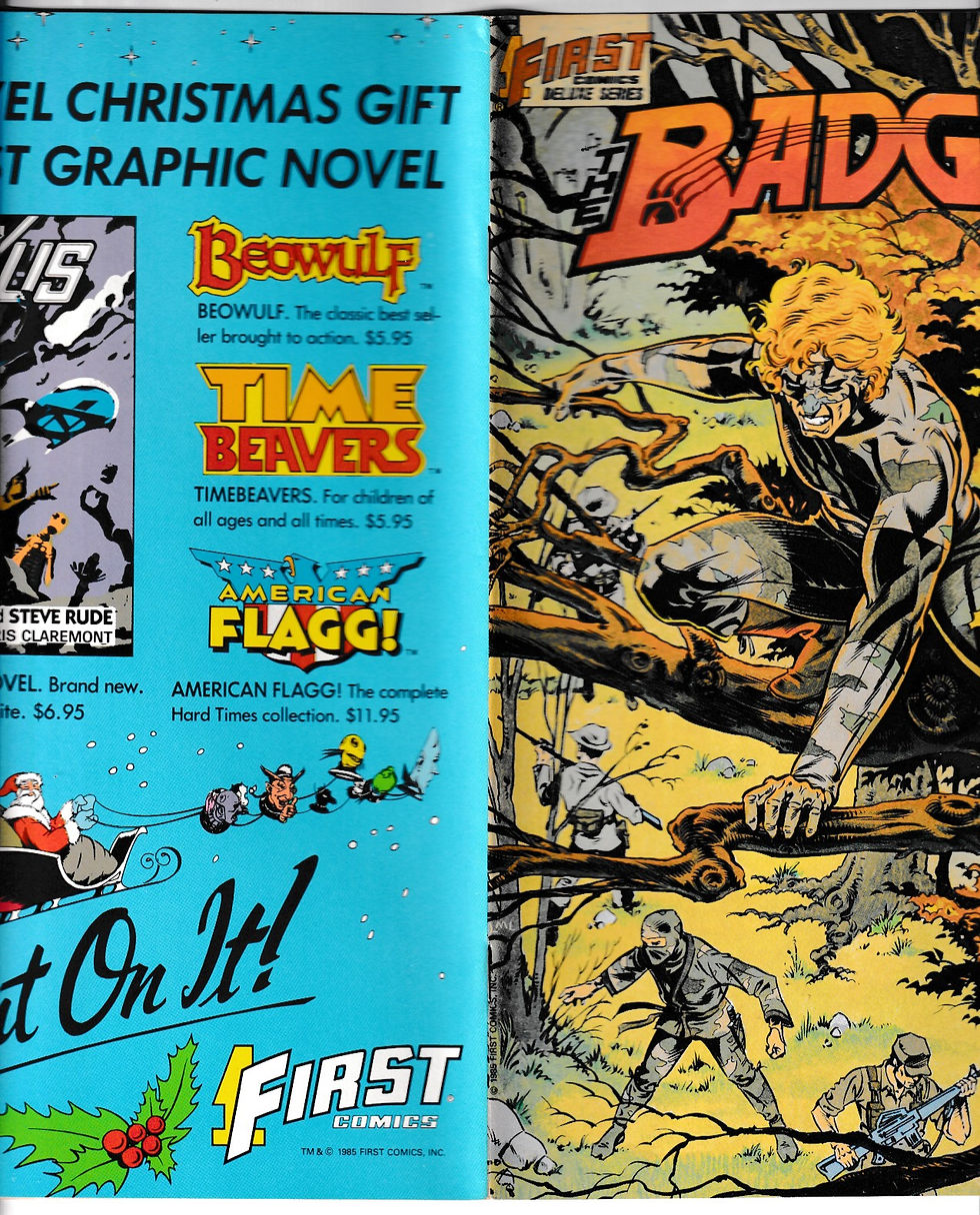 Thumbnail: Badger #10 1986 First Comics Mike Baron Bill Reinhold Zoomtown (VF/VF+)