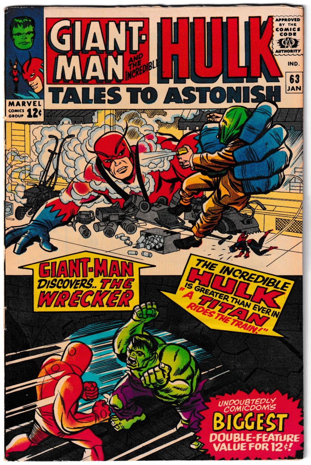 Tales to Astonish #63 1965 Marvel 1st Full Leader Kirby Ditko (FN+/FN-VF)
