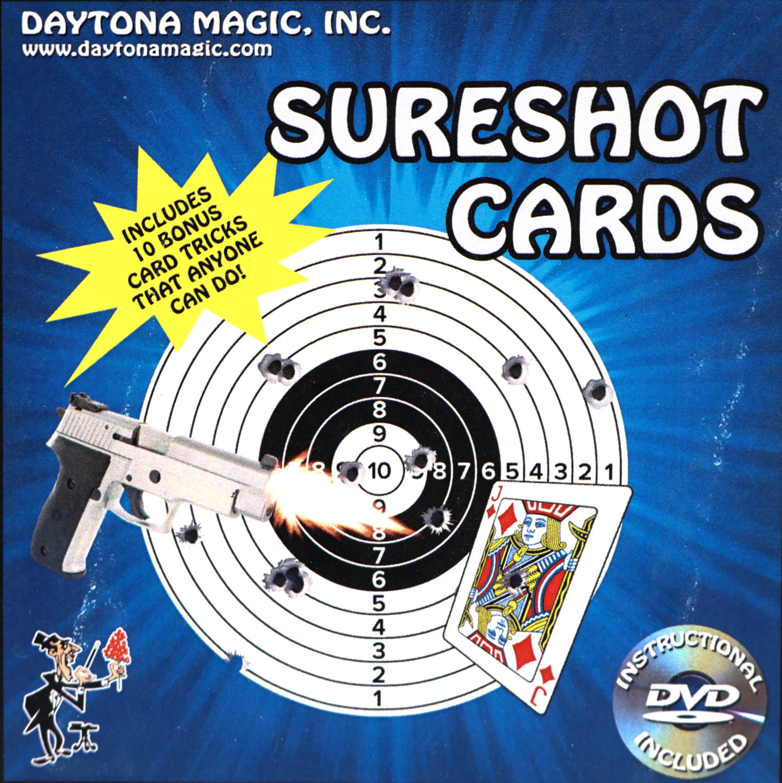 Sureshot Cards (Gimmicks and DVD) by Daytona Magic