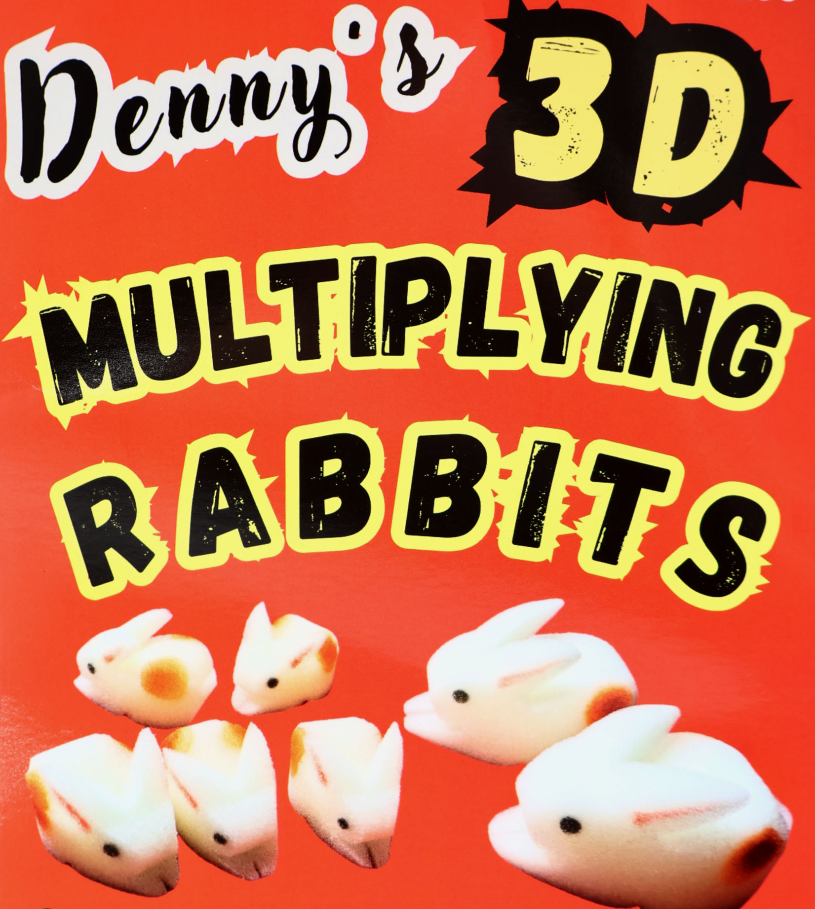 3D Multiplying Rabbits (7 Pc Mom and Pop with 5 babies) Set