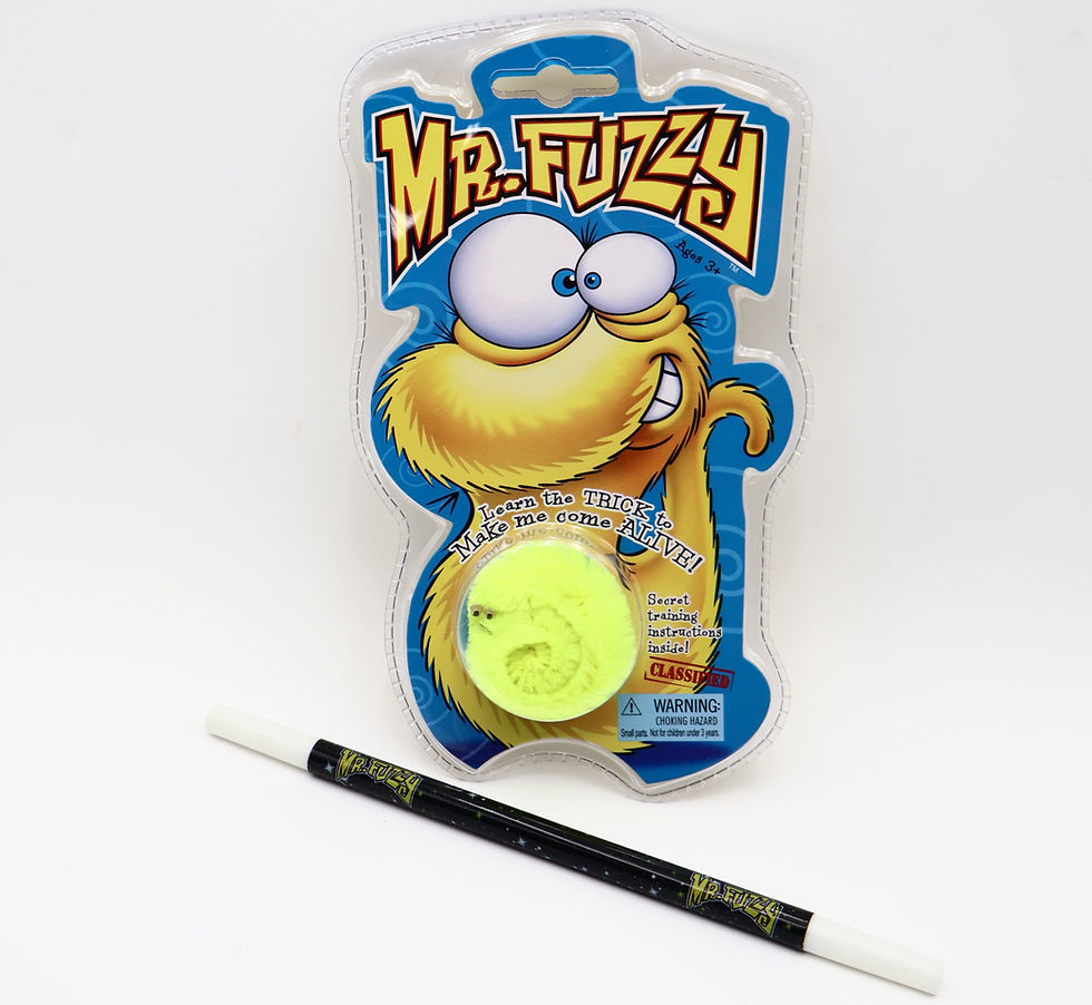 Thumbnail: Mr. Fuzzy Magic Worm by Tricks R Us (YELLOW)