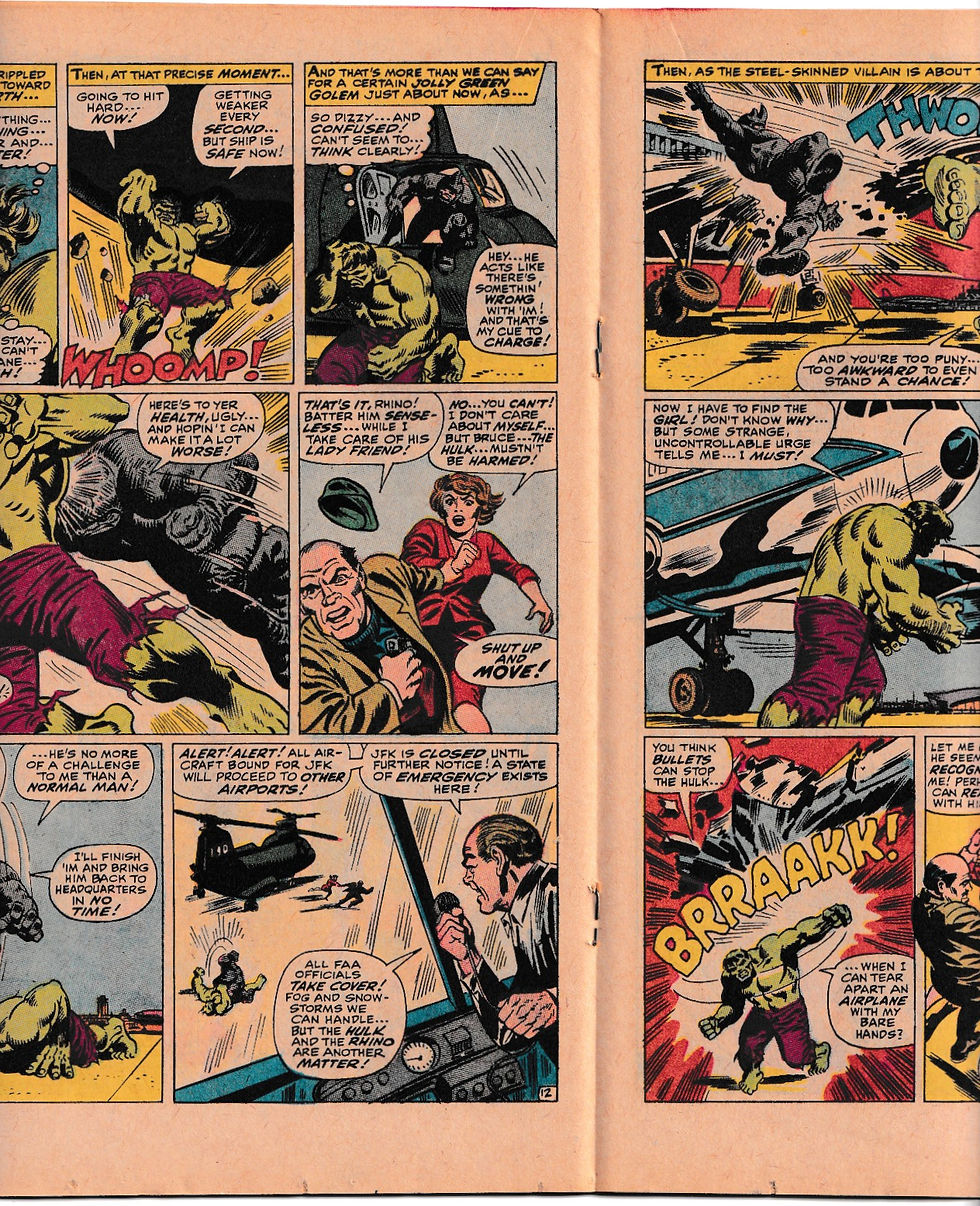 Thumbnail: Incredible Hulk #104 1968 Marvel Hulk vs Rhino Silver Age (FN/FN+)
