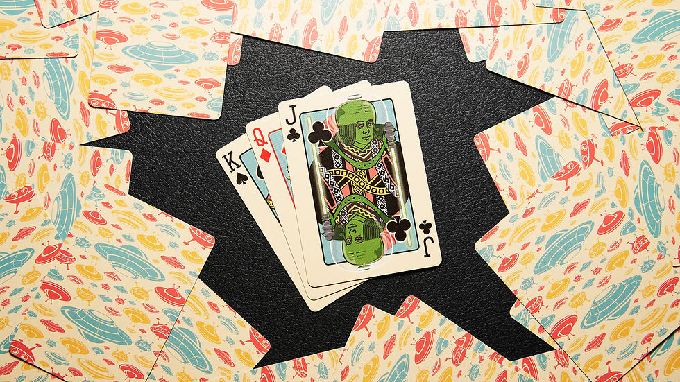 Thumbnail: Ace Invaders Playing Cards (Standard Edition)  Only 2,500 printed