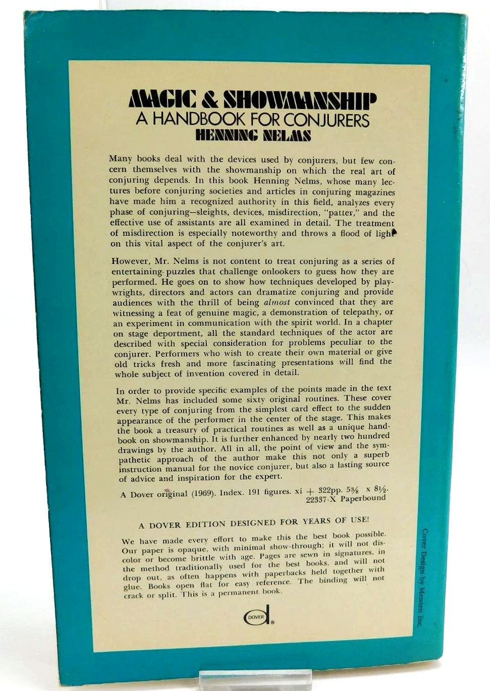 Thumbnail: Magic & Showmanship: A Handbook for Conjurers by Henning Nelms (Softcover 1969)