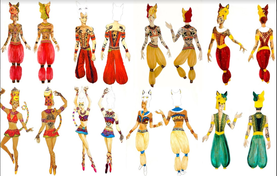 Jungle Book Costume Renderings