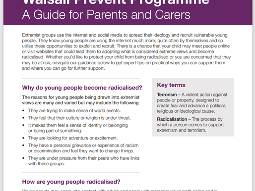 Prevent - A Guide for Parents
