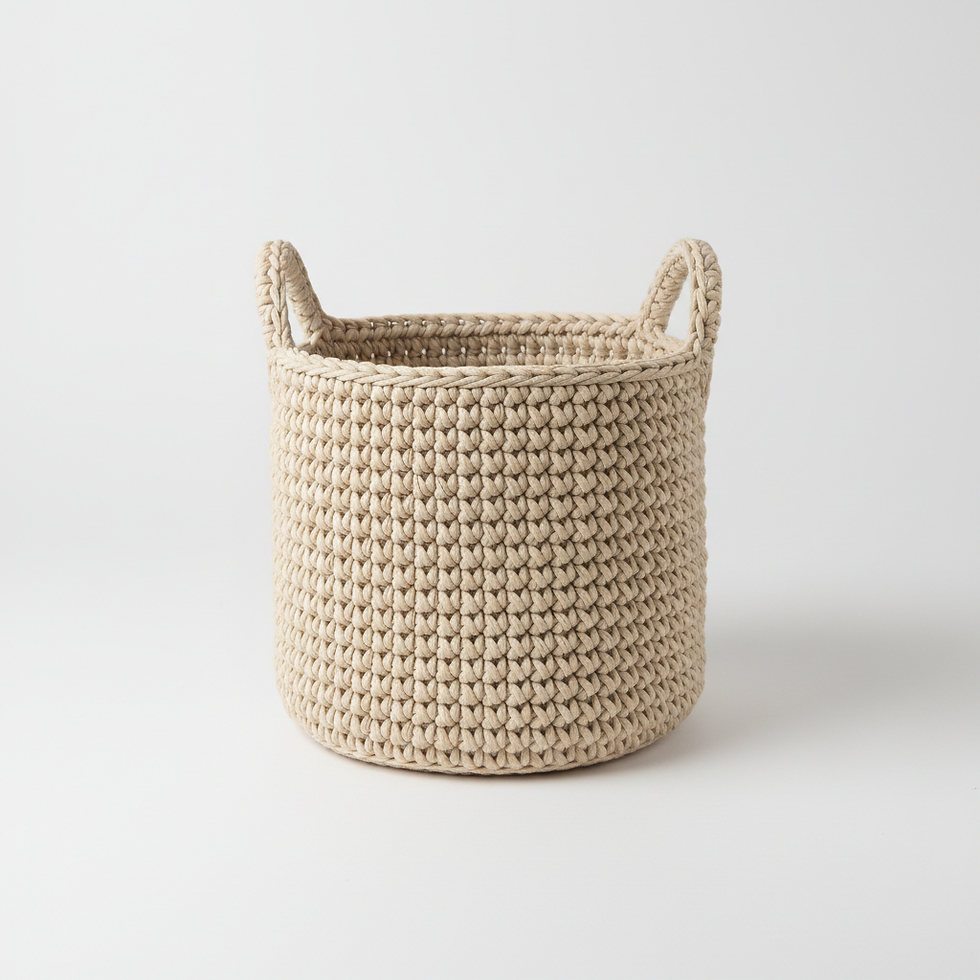 Woven Crochet Basket