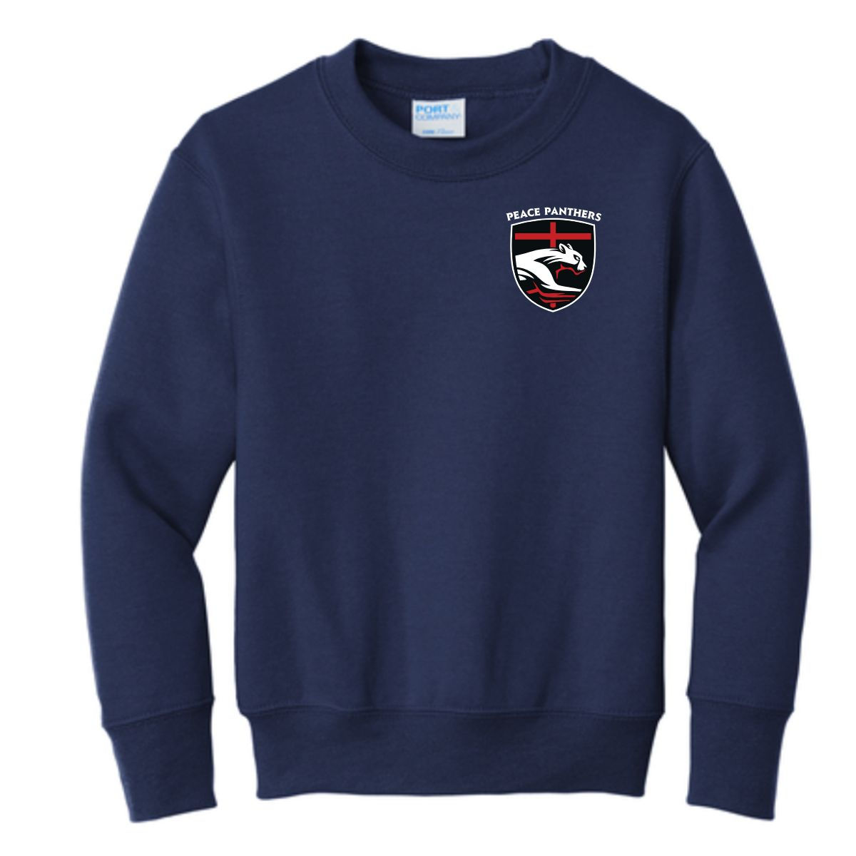 Peace Panthers Shield Crewneck (Adult)