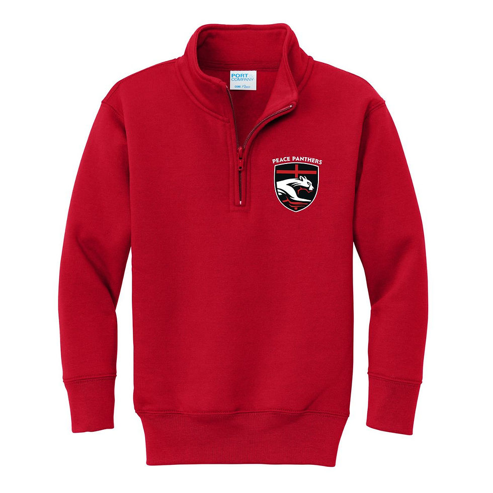 Thumbnail: 1/4 Zip Sweatshirt YOUTH