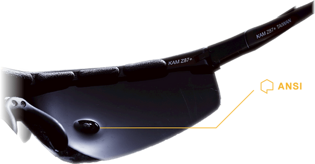 ANSI Z87.1 & EN166 Certified Protectio