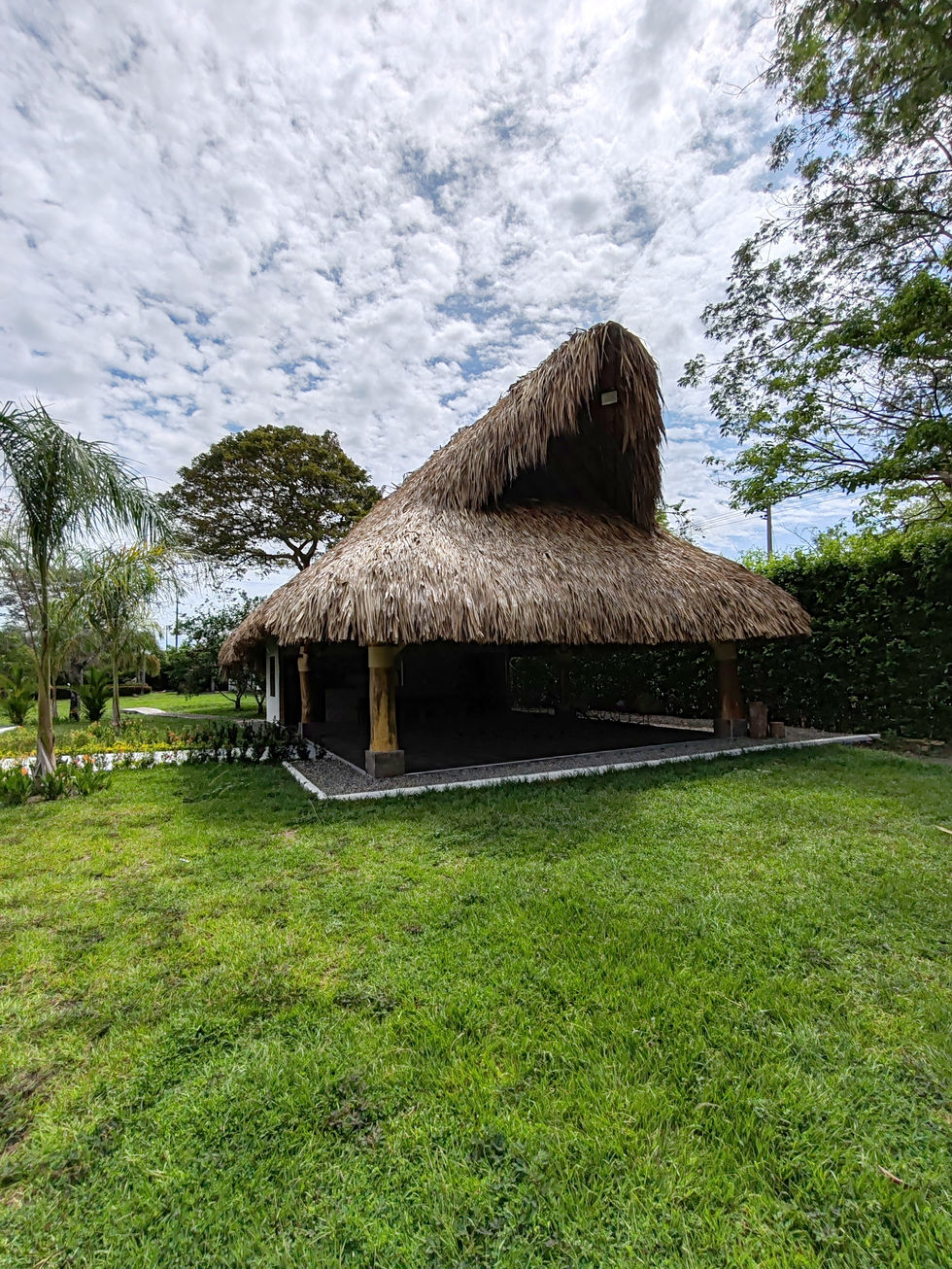 Kiosco en palma natural