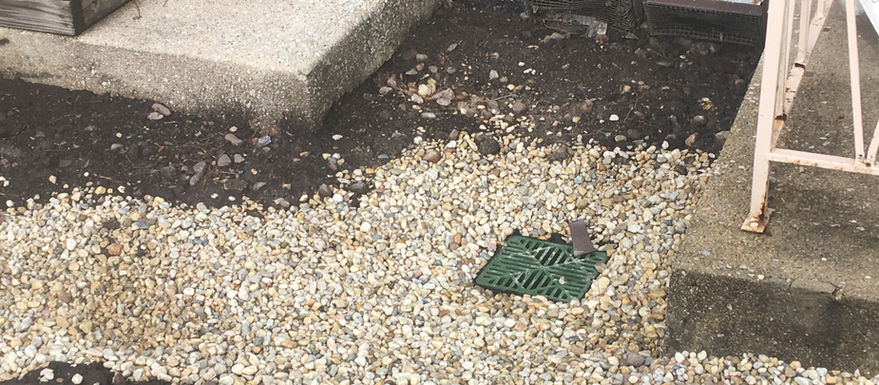 French drain and Yard drainage installation