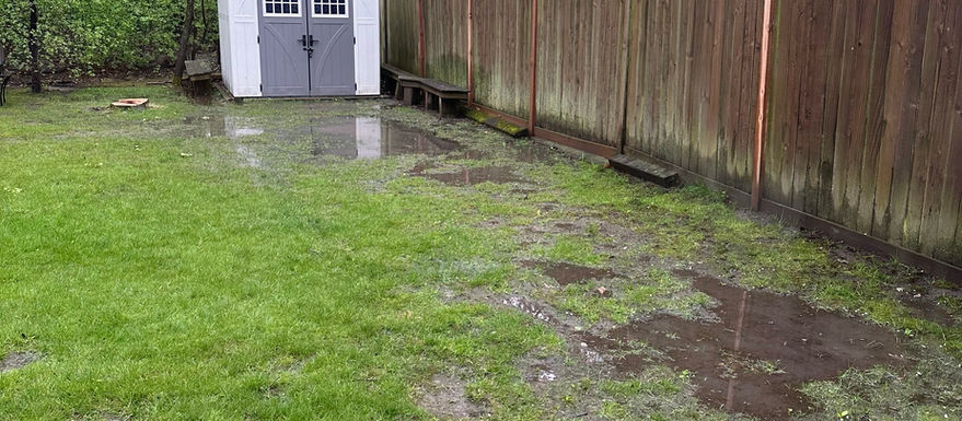 Yard drainage systems need it