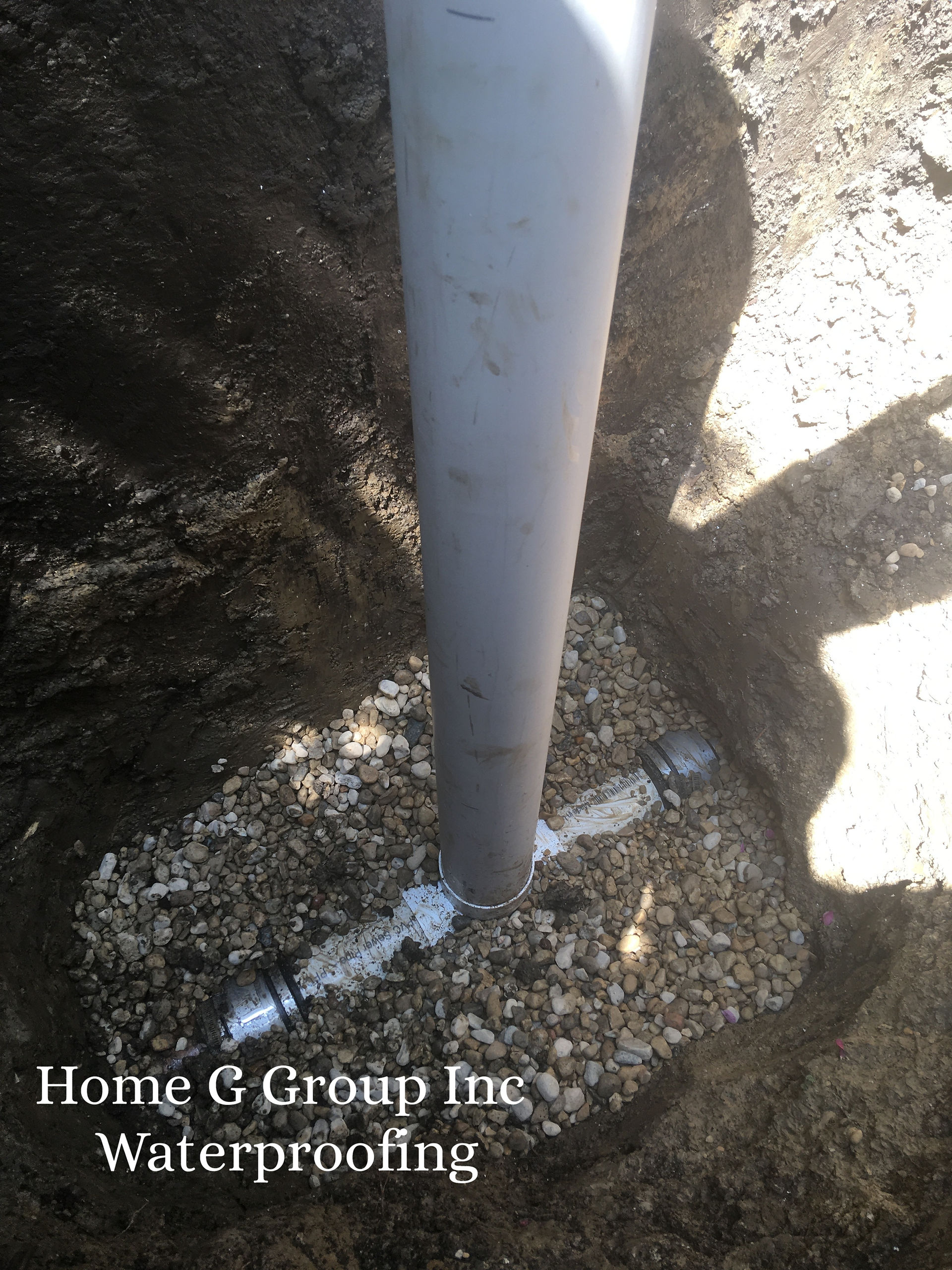 Window well drain connection