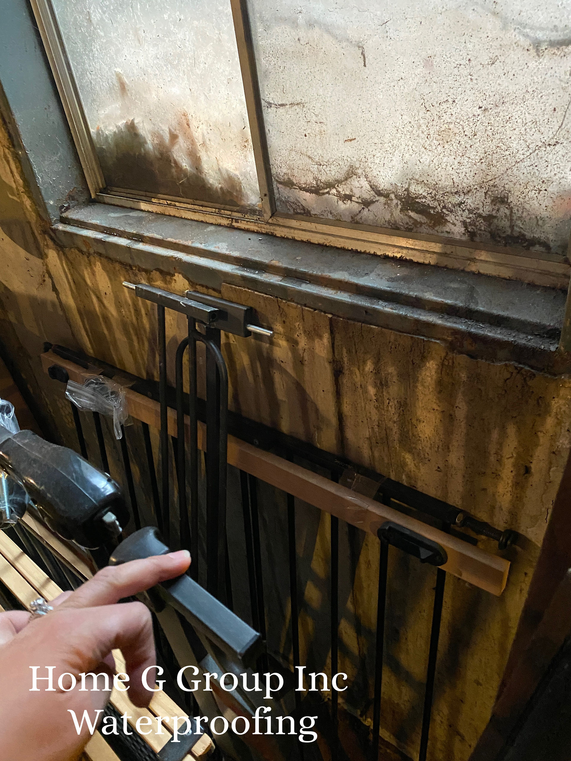 Window well drain problem