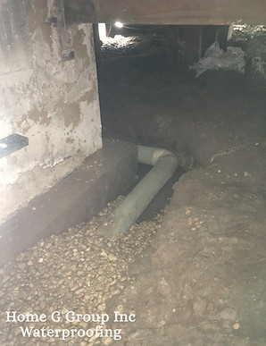 Interior Perimeter Basement Drainage System