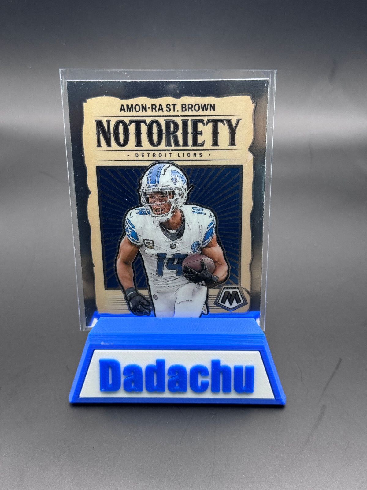 2024 Panini Mosaic - Notoriety Mosaic Prizm #12 Amon-Ra St. Brown