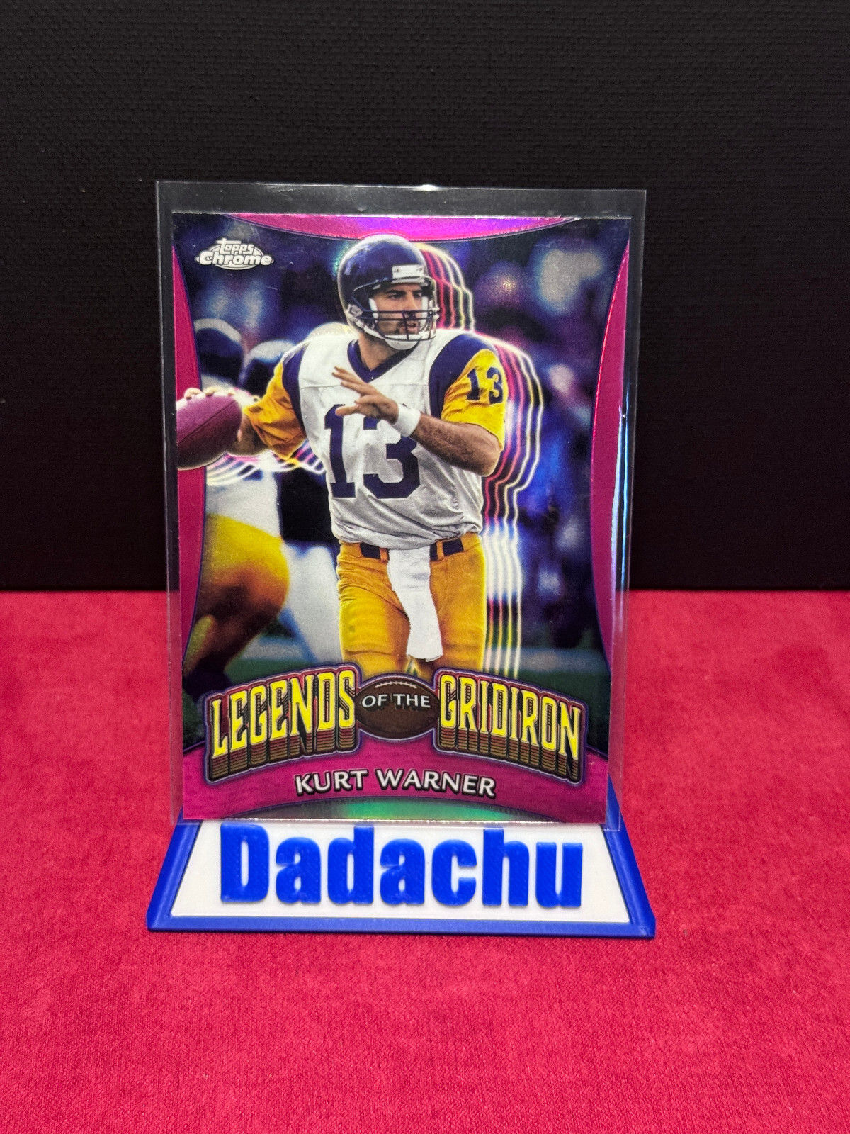 2024 Topps Chrome Legends Of The Gridiron KURT WARNER Pink Refractor #LOG-21