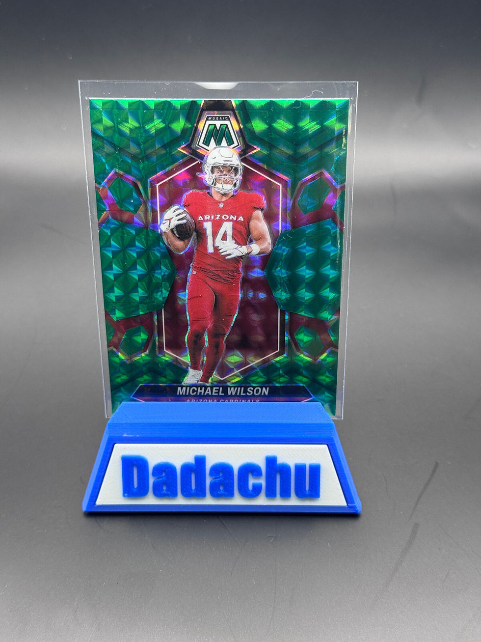 2024 Panini Mosaic #3 Michael Wilson Mosaic Green