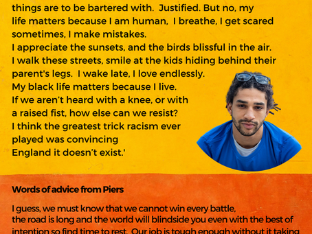 Black Voices of The NHS : A&E Nurse & Poet Piers Harrison-Reid