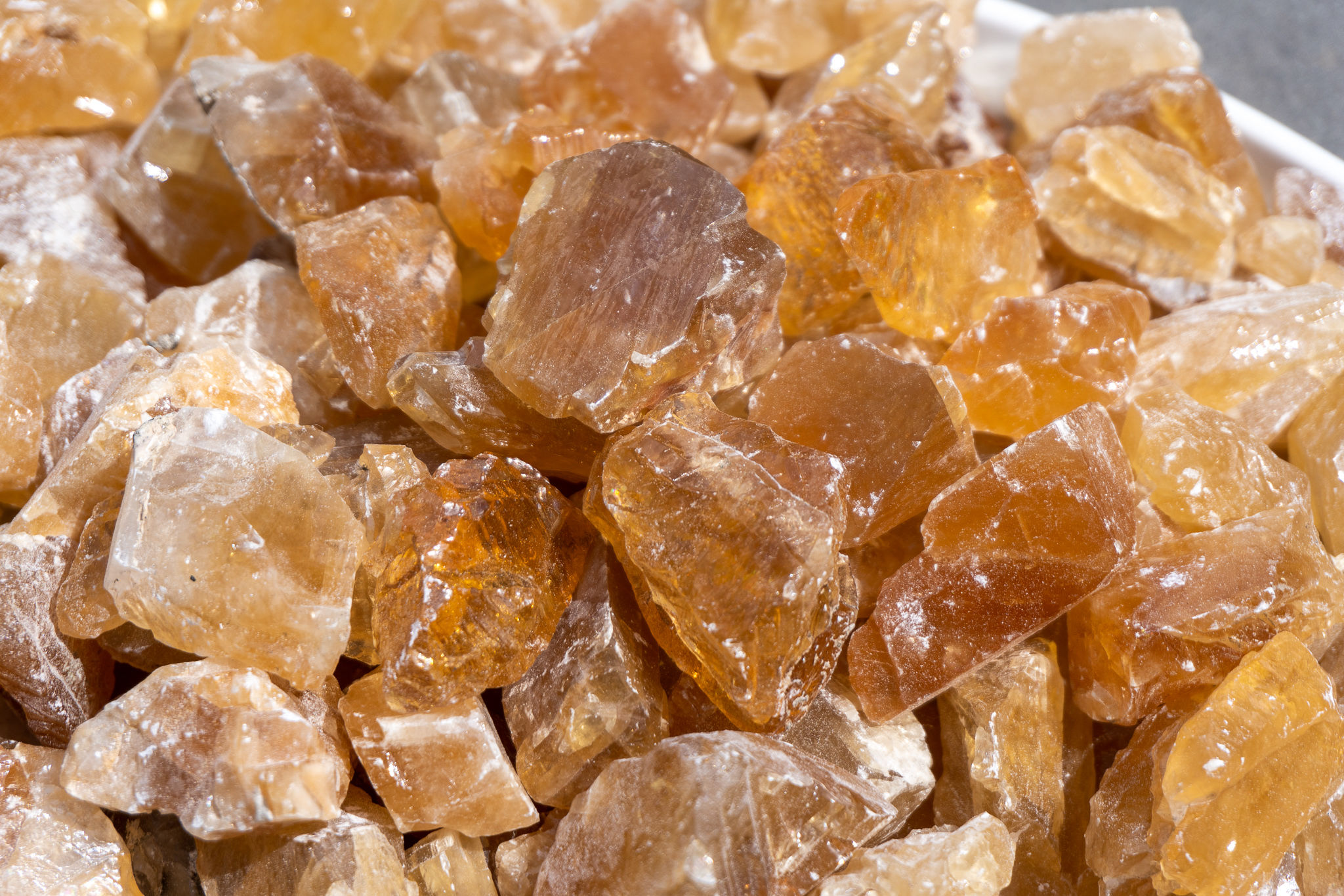 Honey Calcite Raw