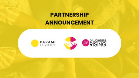 Parami University has signed a scholarship agreement with Daughters Rising in January to offer scholarship and/or stipend awards to Parami University undergraduate students for the academic year 2026–2027.