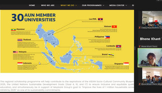 A sharing session by Ko Okkthohn Aung: bachelor student of economics at Chiang Mai University, Thailand.