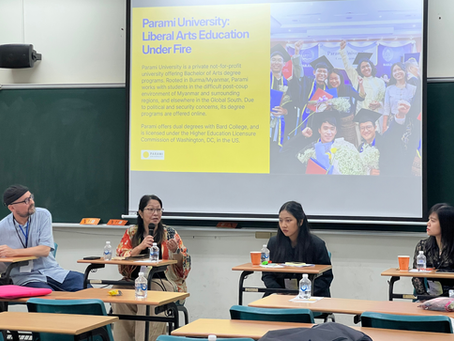 Parami members presented at Southeast Asian Studies Conference in Taiwan