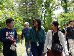 Parami students and Kazutoh Ishida, Executive Director at VIA