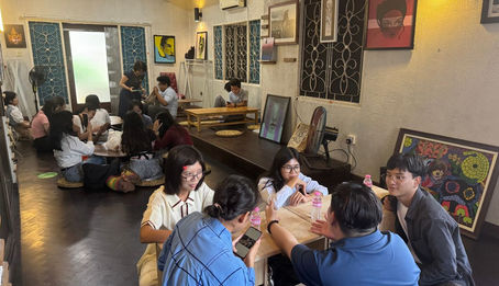 Parami students organized Art Education and Creative Expression events for online students 